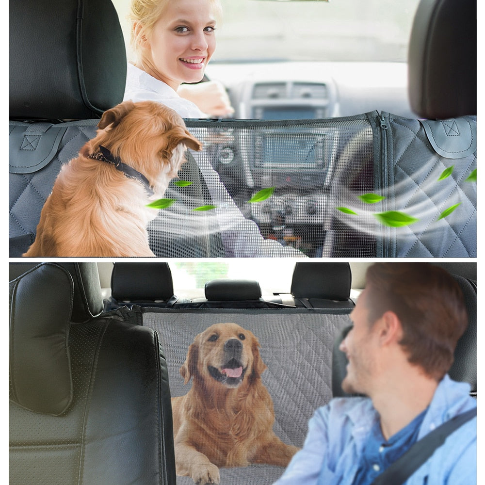 PETRAVEL Dog Car Seat Cover Waterproof Rear Back Seat Protector