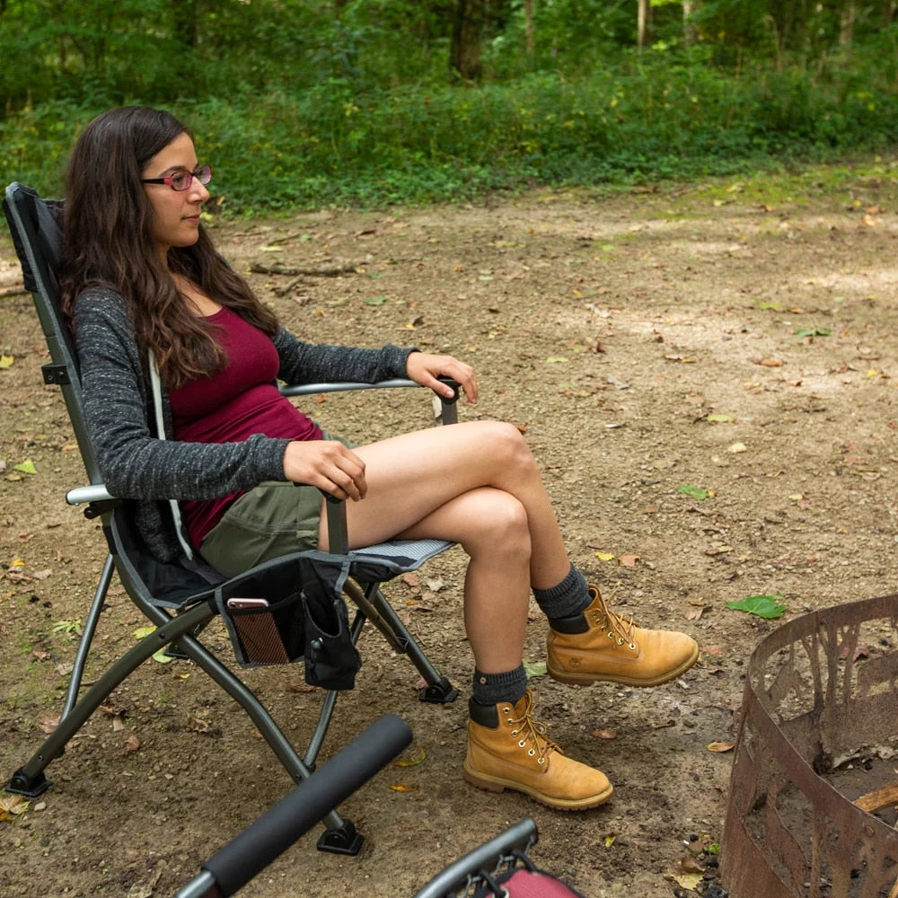 High Back Camping ,Folding Chair Offers Compact Storage When Not In Use